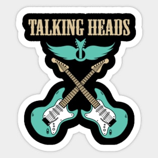 TALKING HEADS BAND Sticker